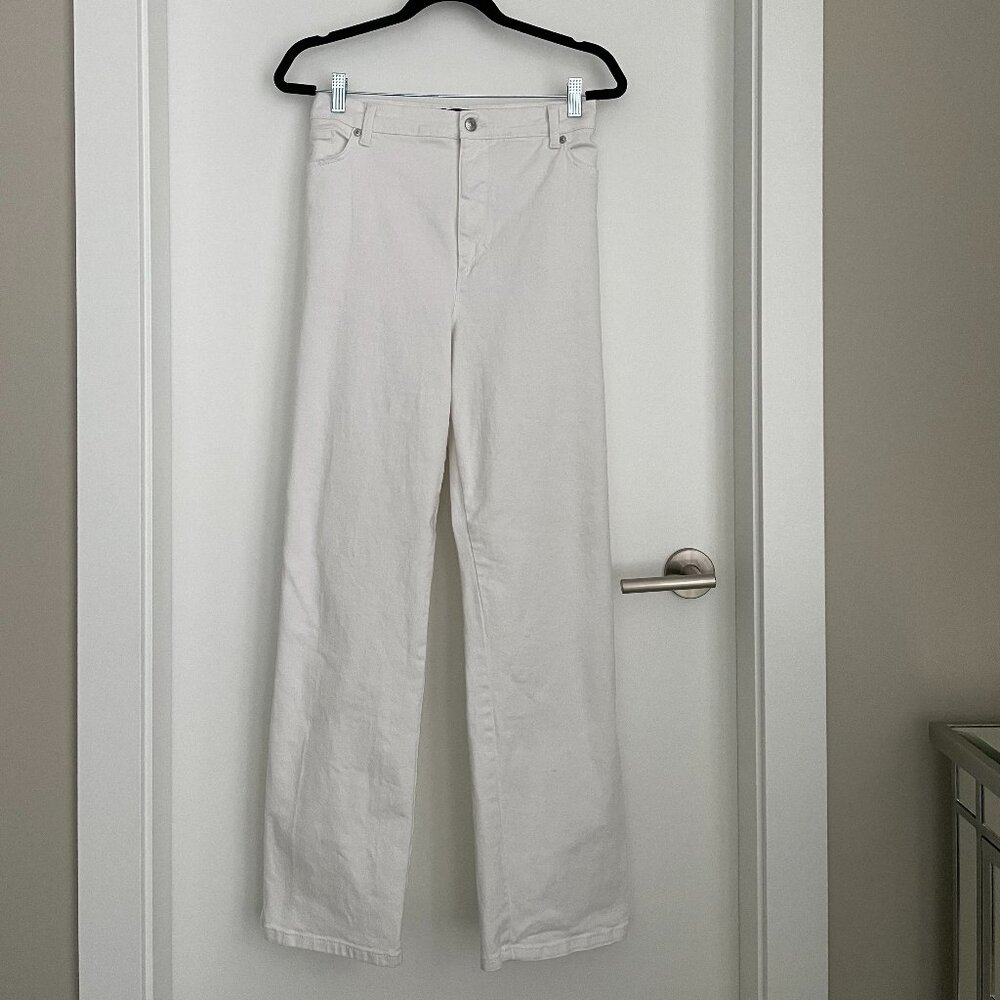 White Denim Jeans 5 Pocket Gloria Vanderbilt Amanda Size 18 - Picture 3 of 8